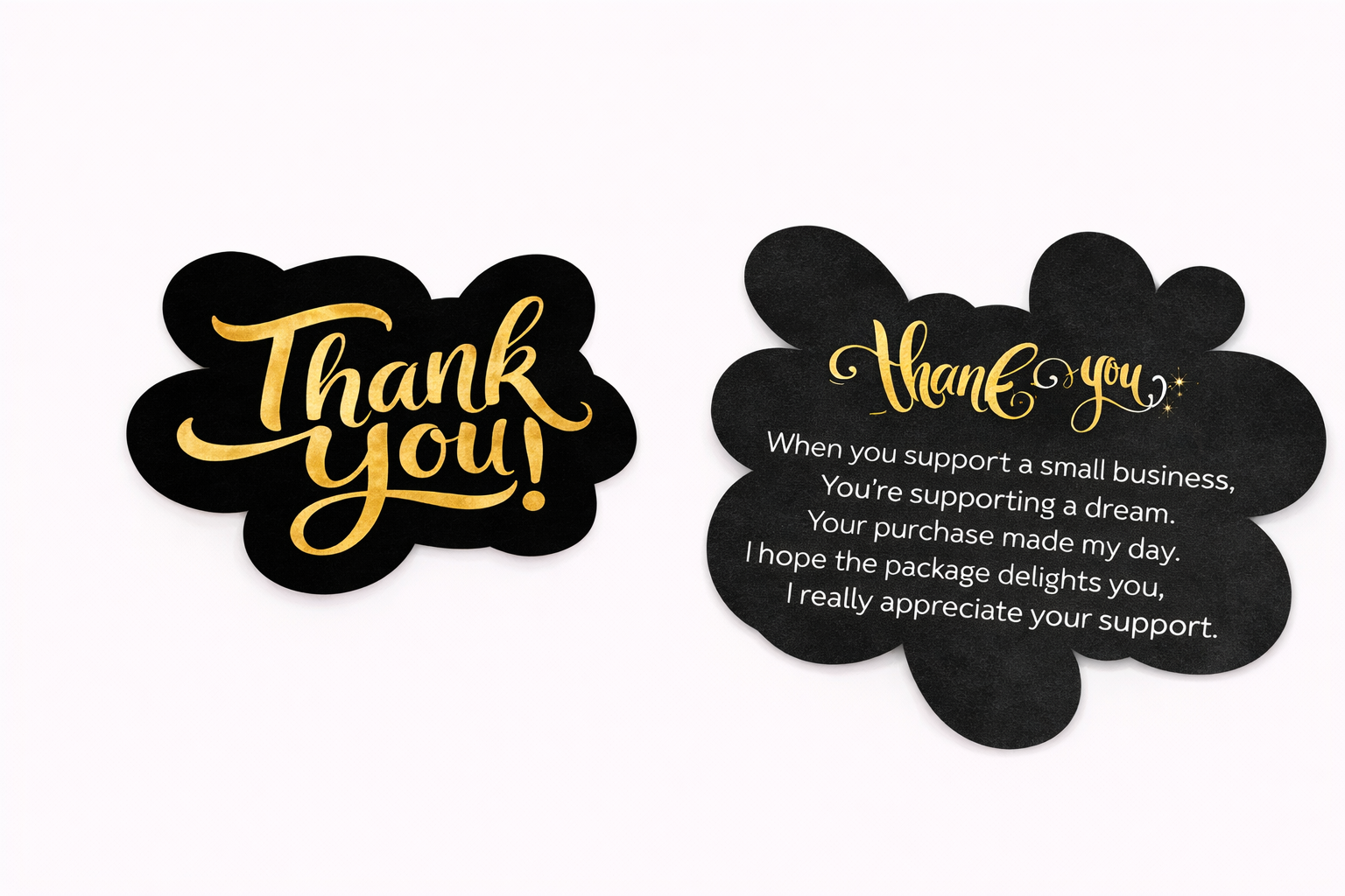 Thank You Cards Pre Written Message Ready to Use -100 Pack