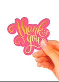 Pink Thank You Cards -100 Pack  With Pre Written Message